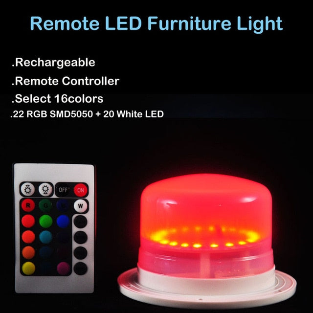 Rechargeable RGBW LED Bulblite Ball